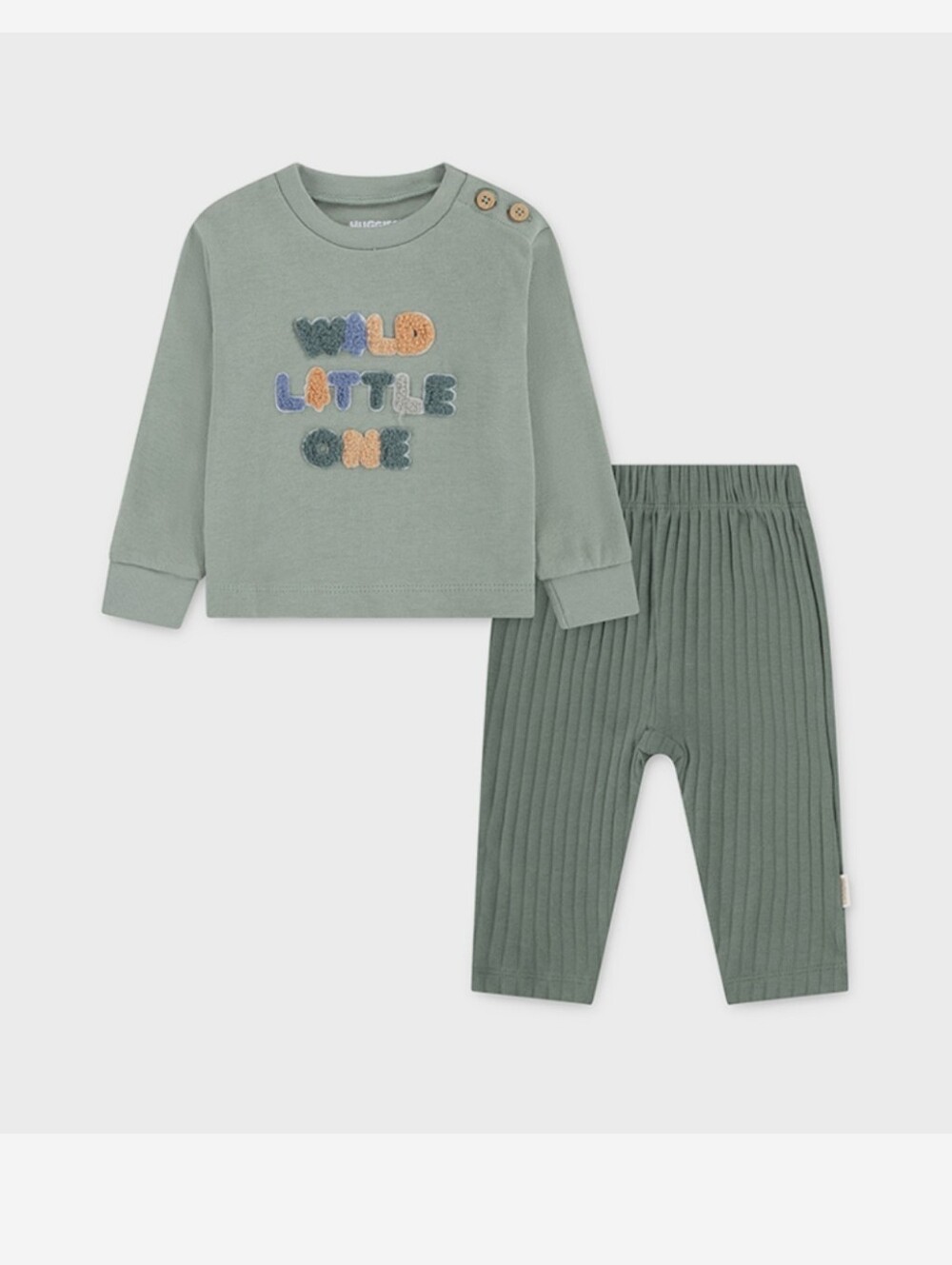 Huggies Sweatset "Wild Little One" On Shirt. Breathable Fabric..stylish. NWT